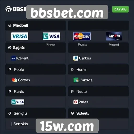 Métodos de pagamento disponíveis no bbsbet.com